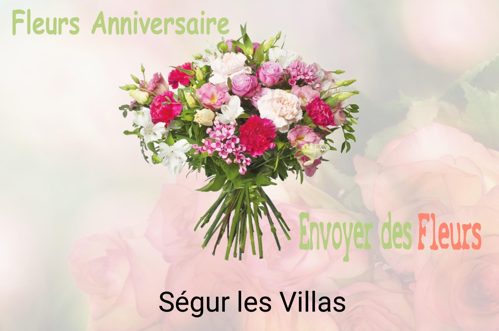Bouquet de fleurs d’anniversaire livré à Ségur-les-Villas