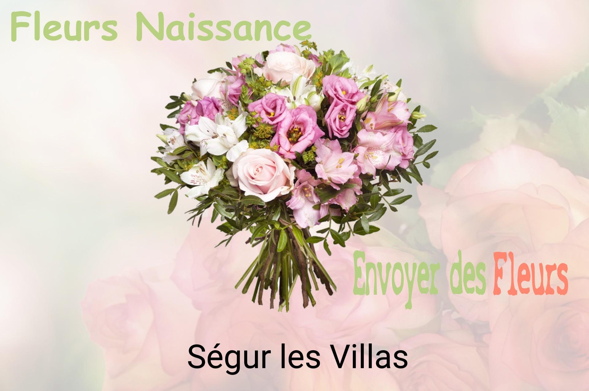 Bouquet de fleurs de naissance livré à Ségur-les-Villas