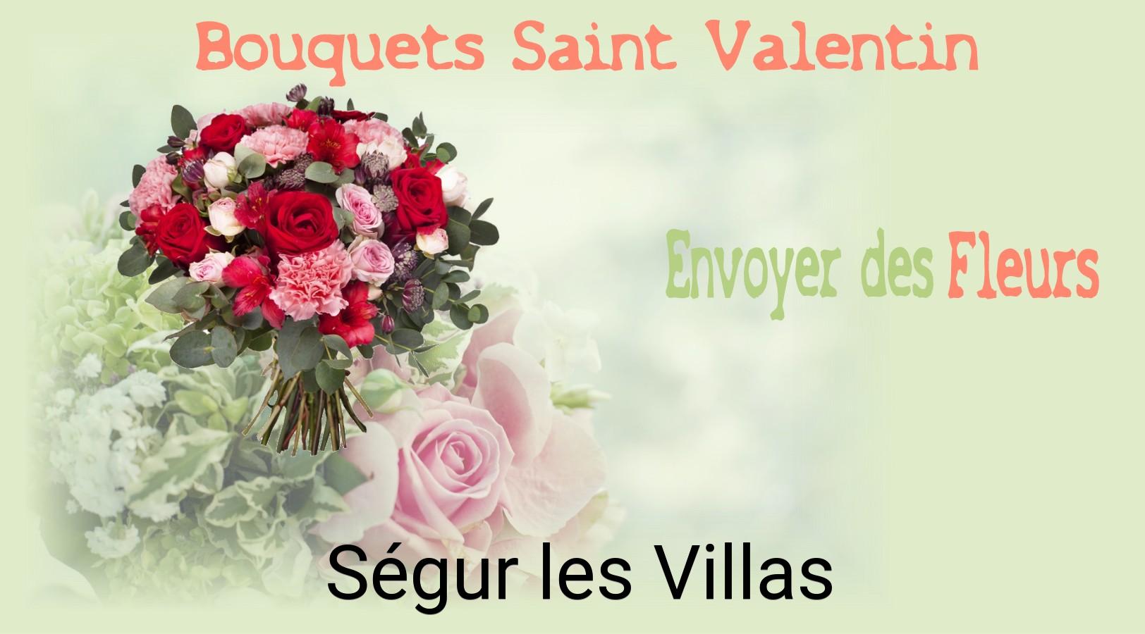 Roses de Saint-Valentin livrées à Ségur-les-Villas